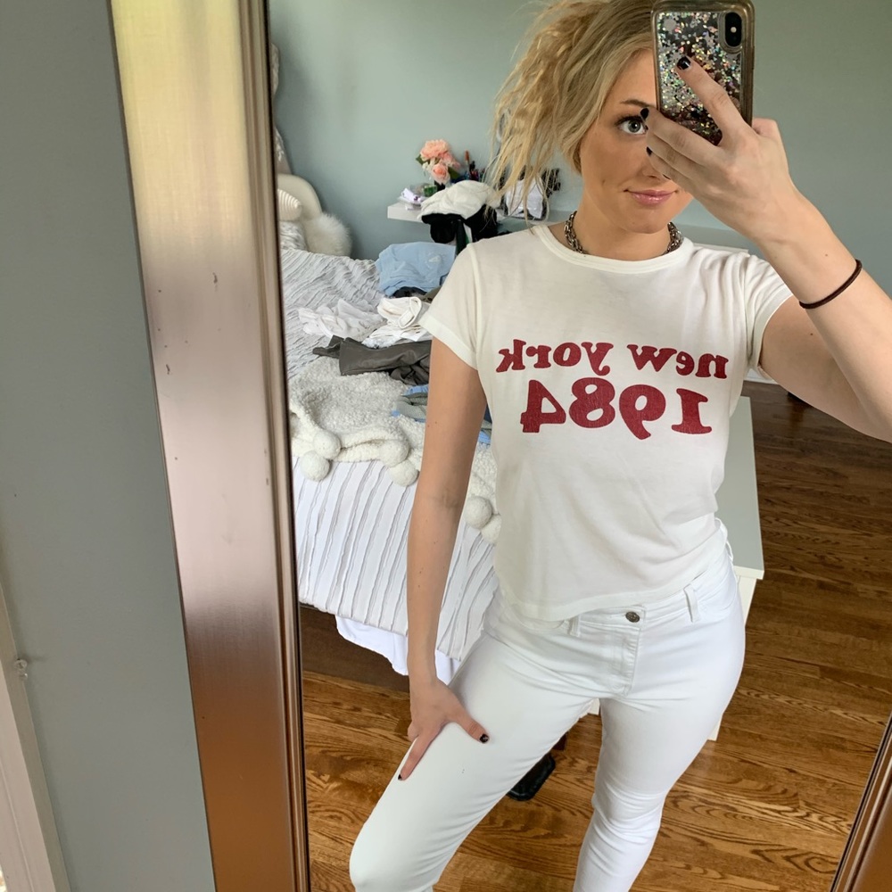 Brandy Melville New York 1984 graphic tee